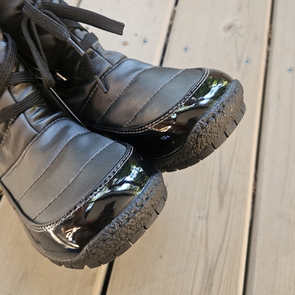 MAINE WOODS Womens Kimberely Boots Black Winter Rain Size 8M NEW - Picture 5 of 11